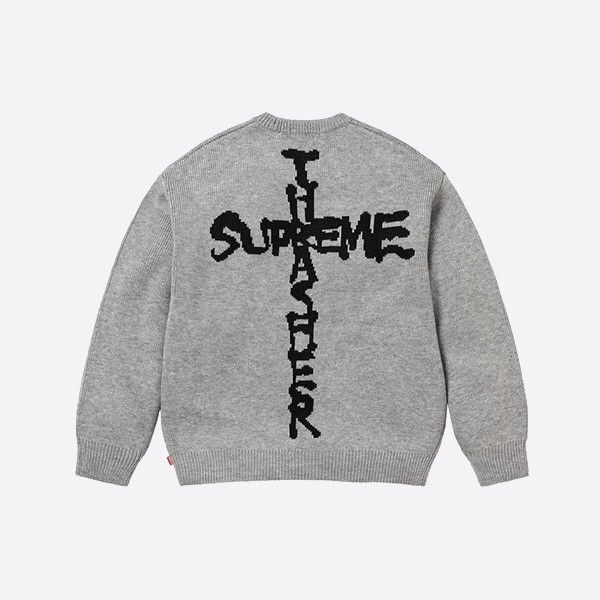 슈프림 X 트레셔 스웨터 FW24 그레이