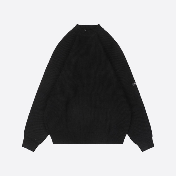 발렌시아가 24Fw 파리스 암 스몰 로고 라운드 넥 스웨터