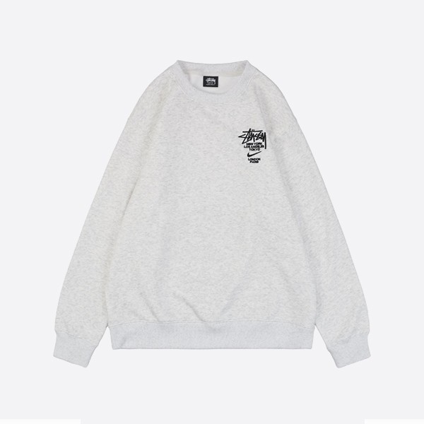 나이키 x 스투시 NRG ZR 크루 플리스 그레이
