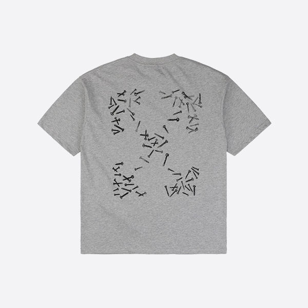 오프 화이트 스케이트 그레이 애로우 S/S 티셔츠