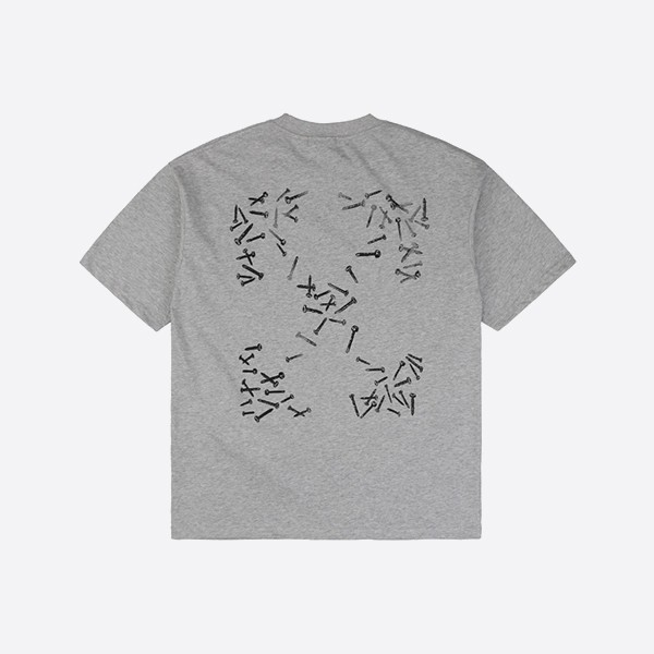 오프 화이트 스케이트 그레이 애로우 S/S 티셔츠