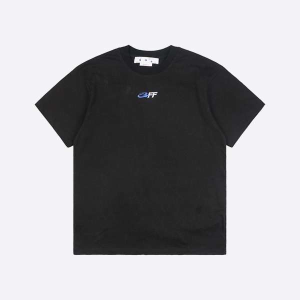 오프 화이트 이그잭트 Opp 오버 스케이트 S/S 티셔츠 블랙