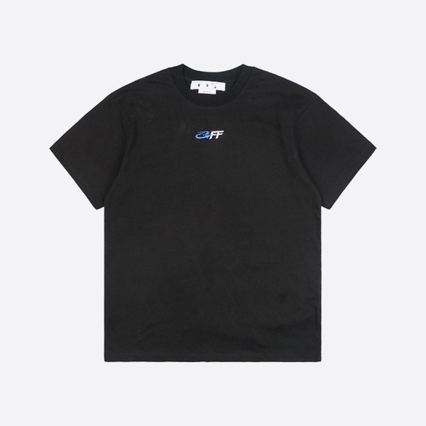 오프 화이트 이그잭트 Opp 오버 스케이트 S/S 티셔츠 블랙
