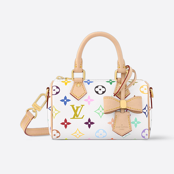루이비통 LV × TM 나노 스피디 기타 갠버스 M13391
