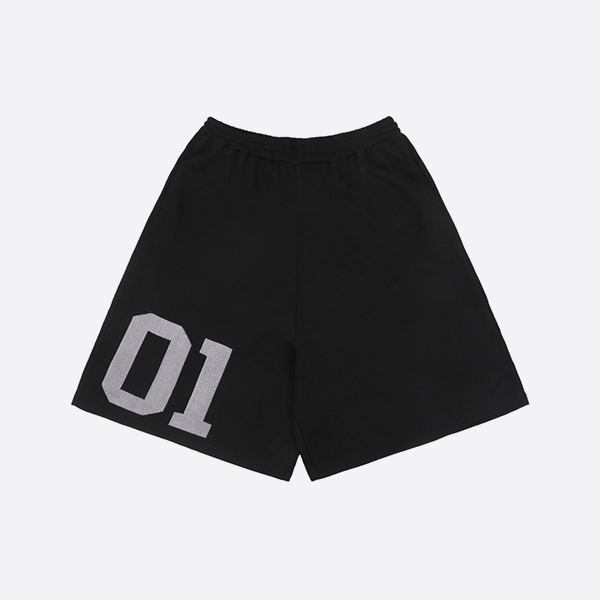 발렌시아가 바스켓볼 시리즈 쇼트 블랙/화이트