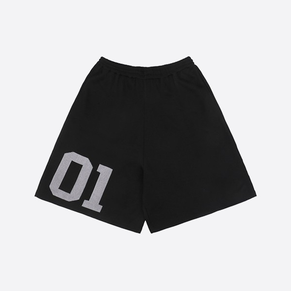 발렌시아가 바스켓볼 시리즈 쇼트 블랙/화이트